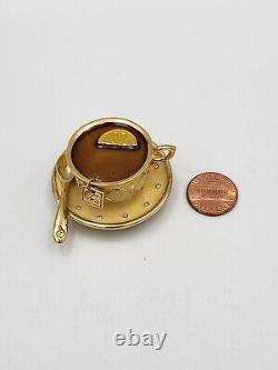 Genuine Vintage Estee Lauder Limited Edition Teacup Compact