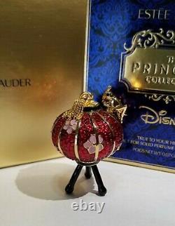 Intl Shipping! Estee Lauder Disney Solid Perfume Compact True to Your Heart NIBB