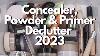 Makeup Declutter 2023 Powder Concealer And Primer