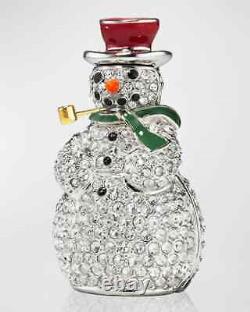NEW 2022 Estee Lauder Solid Perfume Compact Snowman MIBB