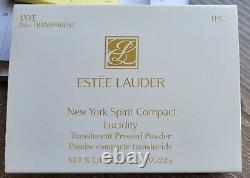 NEW! ESTEE LAUDER New York SPIRIT APPLE Rhinestone Powder Mirror Compact USA