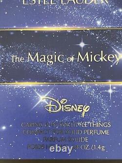 NIB Estee Lauder Perfume Compact MAGIC OF MICKEY Caring is in the Little Things