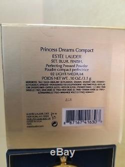 NIB Estee Lauder Princess Dreams Compact Perfecting Powder 02 Light/Medium 2018