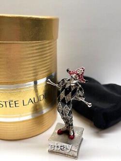 NIB FULL 1998 Estee Lauder PLEASURES JESTER Solid Perfume Compact