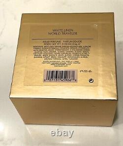 NIB FULL 2006 Estee Lauder White Linen WORLD TRAVELER Solid Perfume Compact