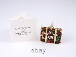 NIB FULL 2006 Estee Lauder White Linen WORLD TRAVELER Solid Perfume Compact