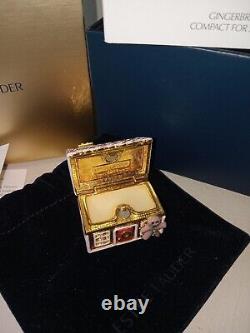 NIB New Estee Lauder Solid Perfume Compact Beautiful GINGERBREAD HOUSE 1.5 2021