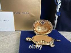 New Estee Lauder Twinkling Turtle Pure White Linen Solid Perfume Compact 2007