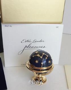 Nib 2016 Estee Lauder Glittering Globe Pleasures Make A Wish Perfume Compact