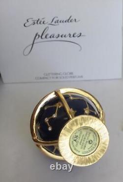 Nib 2016 Estee Lauder Glittering Globe Pleasures Make A Wish Perfume Compact