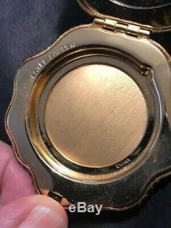 Pre-owned Estee Lauder 2004 Lucidity Powder Prismatic Flower Crystal Compact