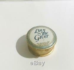 RARE1973 Estee Lauder YOUTH DEW MEMENTO Love the Giver Solid Perfume Compact