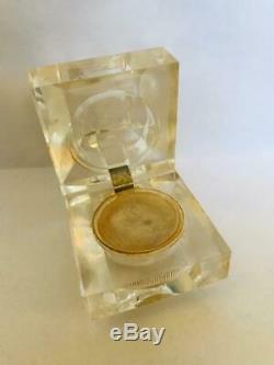 RARE1974 Estee Lauder ESTEE' ICE CRYSTAL Solid Perfume Compact