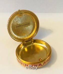RARE1981 Estee Lauder CINNABAR IVORY SERIES IMPERIAL PRINCESS Solid Perfume