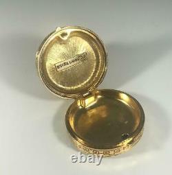 RARE 1981 Estee Lauder CINNABAR IMPERIAL PRINCESS Solid Perfume Compact