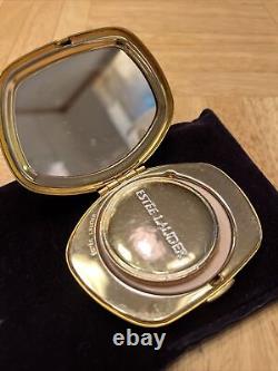 RARE FULL 1997 Estee Lauder Pleasures ZODIAC PISCES Solid Perfume Compact