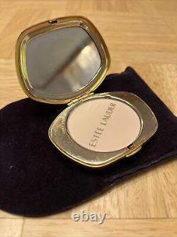 RARE FULL 1997 Estee Lauder Pleasures ZODIAC PISCES Solid Perfume Compact