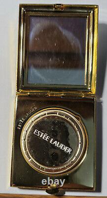 RARE Prototype Estee Lauder Solid Perfume Powder Compact Cruiseliner Mint