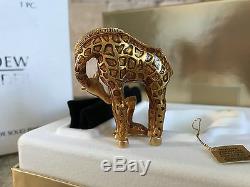 Rare Estee Lauder 2002 Gilded Giraffe Solid Perfume Compact Mib Youth Dew