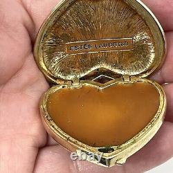 Rare Estee Lauder Private Collection BRILLIANT HEART Solid Perfume Compact