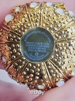 Sea Urchin Estee Lauder Compact Trinket Collectible Soild Perfume 2007 RARE