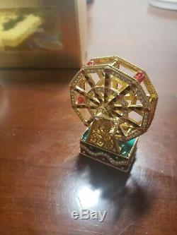 Swarowski, Estee Lauder FERRIS WHEEL Solid Perfume Compact with Pouch 2000