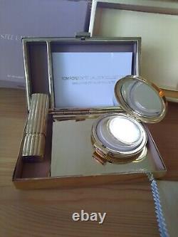 Tom Ford Estee Lauder Limited Edition Minaudiere Gold Lipstick Compact Set NOS