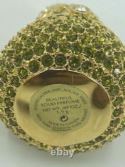 Very HTF Estee Lauder BEAUTIFUL PEAR Compact for Solid Perfume 1996