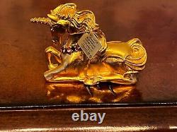 Vintage 2001 Estee Lauder Magical Unicorn Pleasures Solid Perfume Compact