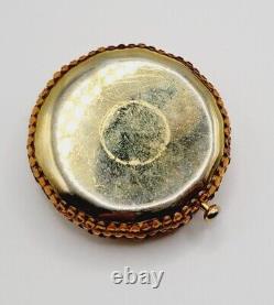 Vintage Estee Lauder Compact Powder Mirror Crystals Bumble Bee Glitter BUG