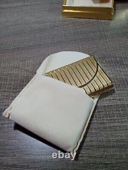 Vintage Estee Lauder Golden Envelope Pressed Powder Compact NIB Blush Nude