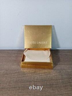 Vintage Estee Lauder Golden Envelope Pressed Powder Compact NIB Blush Nude