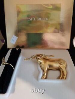Vintage Estee Lauder Longhorn Beautiful Perfume Compact