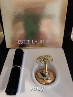 Vintage Estee Lauder Pleasures Shimmering Oasis Perfume Compact