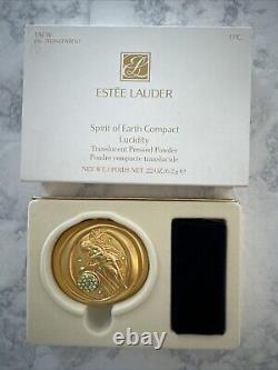 Vintage Estee Lauder SPIRIT OF EARTH Lucidity Compact box and shipping sleeve