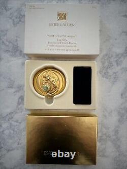 Vintage Estee Lauder SPIRIT OF EARTH Lucidity Compact box and shipping sleeve