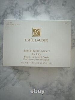 Vintage Estee Lauder SPIRIT OF EARTH Lucidity Compact box and shipping sleeve