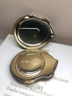 2000 Estee Lauder Crystal Brilliant Kitty Lucidity Powder Compact Withbox Nouveau