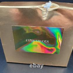 2000 Estee Lauder Gold Strass Steer Solid Parfum Compact Dans La Boîte D'origine
