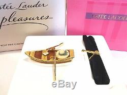 2002 Estee Lauder Boat Ride Pleasures Parfum Solide Compact Box