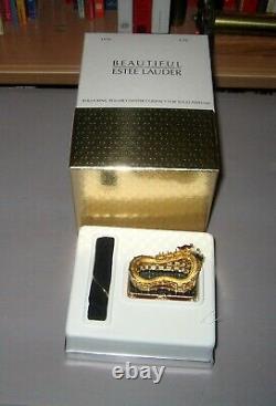 2003 Estee Lauder Beautiful Roller Coaster Solid Parfum Compact