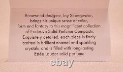 2003 Estee Lauder Parfum Solide Jeweled Nest Oeufs Plaisirs Compacts Eau Forte