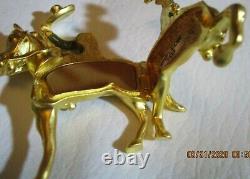 2003 Estee Lauder Rodeo Cowgirl Solid Pleasures Parfum Compact Gold Color