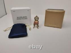 2004 Estee Lauder White Linen Compact pour parfum solide 'Pampered Kitty'