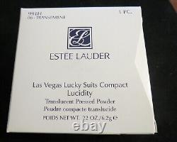 2005 Estee Lauder Poudre Compact Lucky Suits Jeweled With Lucidity Powder Nouveau