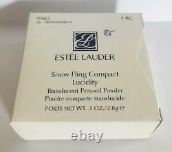 2005 Estee Lauder Snow Fling Lucidity Powder Compact