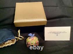 2006 Estee Lauder Jay Strongwater Compact de Parfum Oiseau Précieux