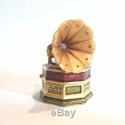 2007 Estee Lauder Jay Strongwater Parfum Gramophone Glorieux Compact Box