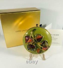 2008 Estee Lauder/jay Fortewater Brilliant Leaves Lucidity Powder Compact