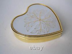 2 Lalique & Estee Lauder Pleasures Solide Perfume Coeur Collier Compact Vintage